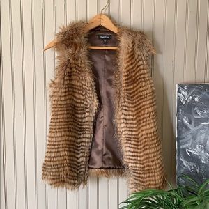 Bebe Faux Fur Vest